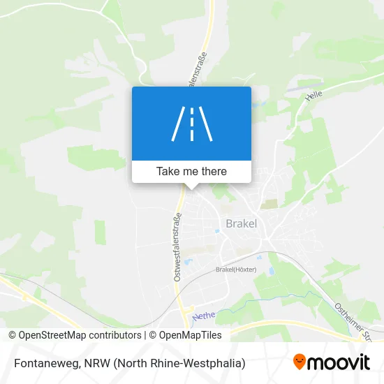 Карта Fontaneweg