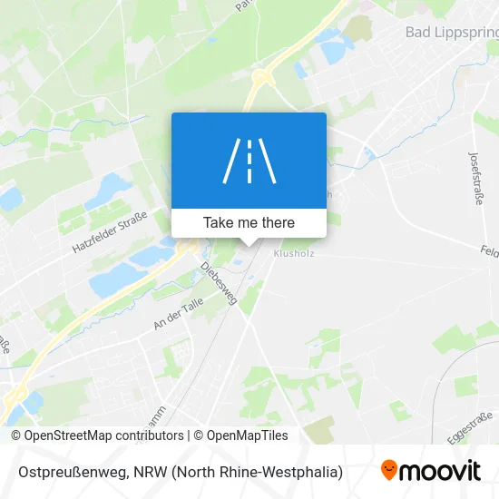 Карта Ostpreußenweg