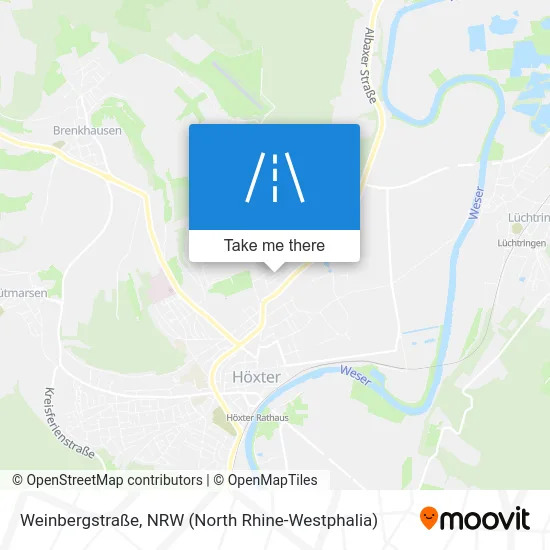 Карта Weinbergstraße