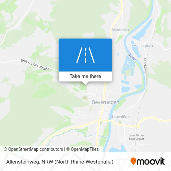 Карта Allensteinweg