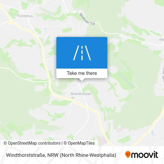 Карта Windthorststraße