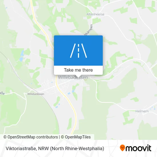Карта Viktoriastraße