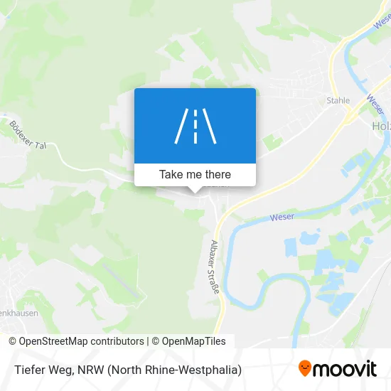 Карта Tiefer Weg