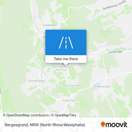 Карта Bergesgrund