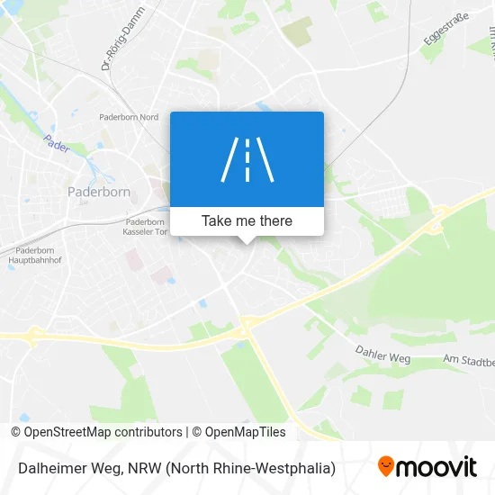 Dalheimer Weg map