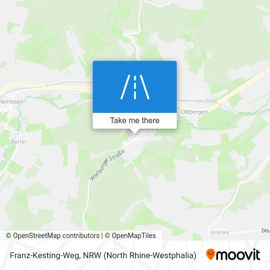 Карта Franz-Kesting-Weg