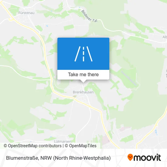 Карта Blumenstraße