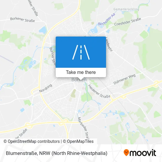 Карта Blumenstraße
