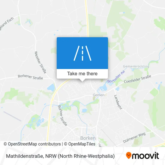 Карта Mathildenstraße