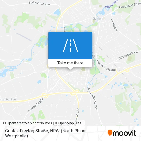 Карта Gustav-Freytag-Straße