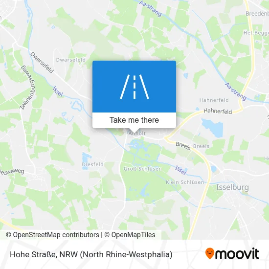 Hohe Straße map