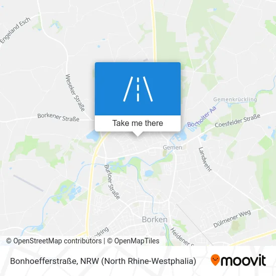 Карта Bonhoefferstraße