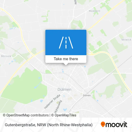 Gutenbergstraße map