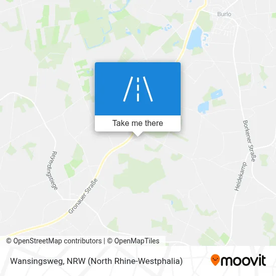 Wansingsweg map