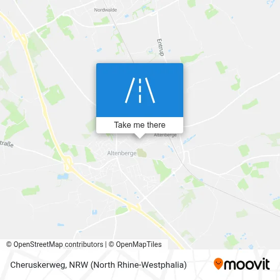 Cheruskerweg map