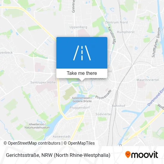 Карта Gerichtsstraße