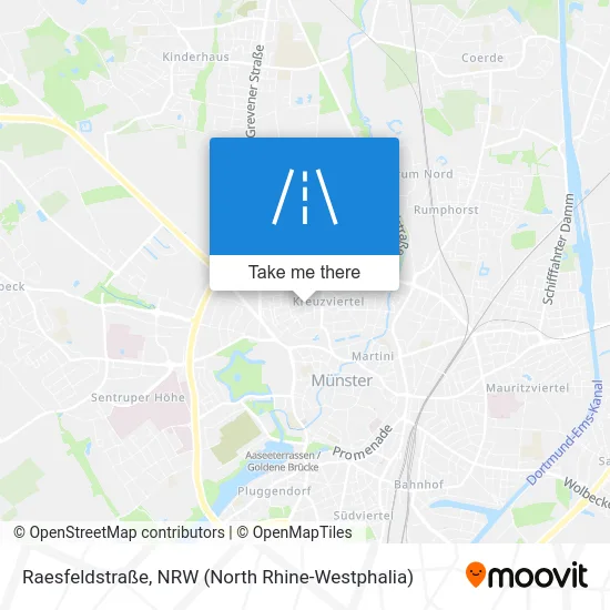 Карта Raesfeldstraße