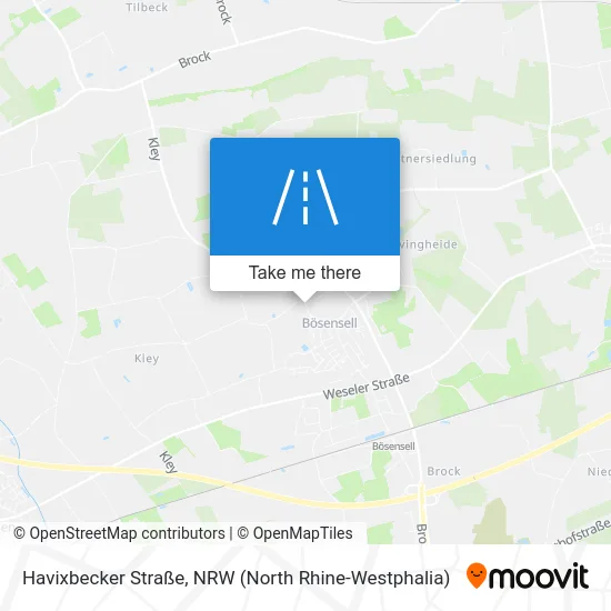 Карта Havixbecker Straße