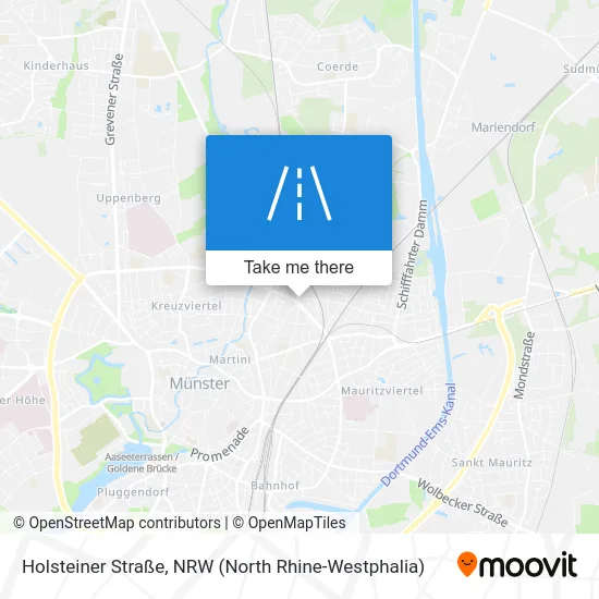 Карта Holsteiner Straße