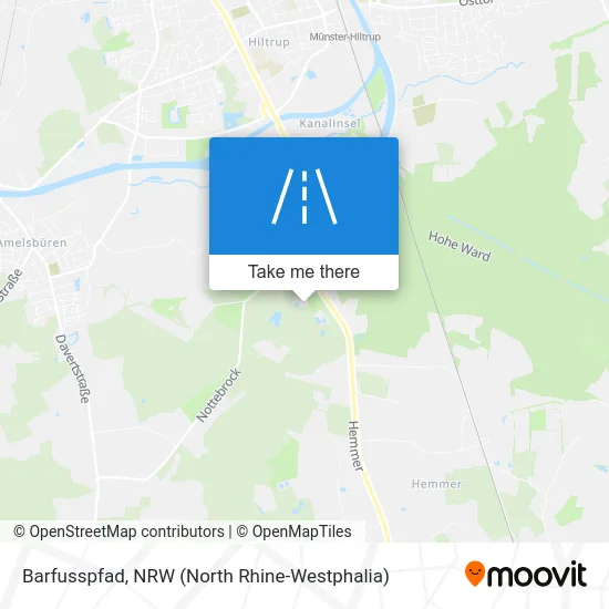 Карта Barfusspfad