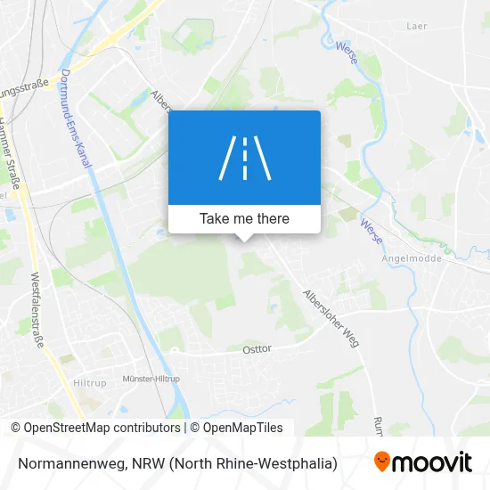 Normannenweg map