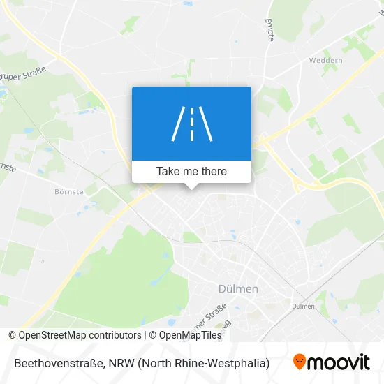 Карта Beethovenstraße