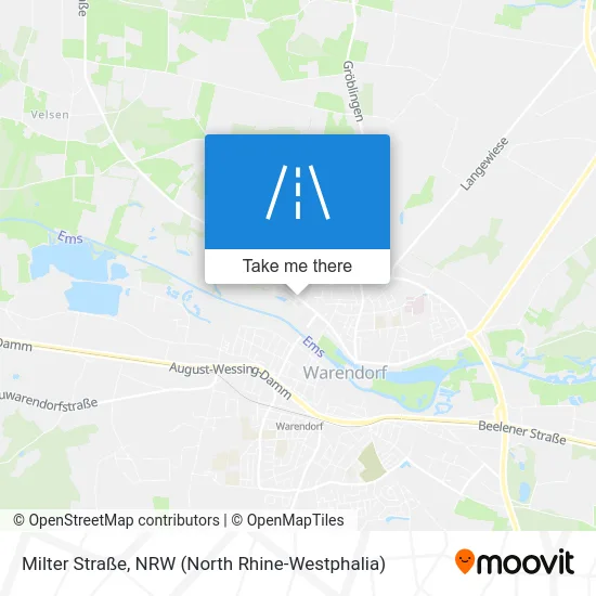 Карта Milter Straße
