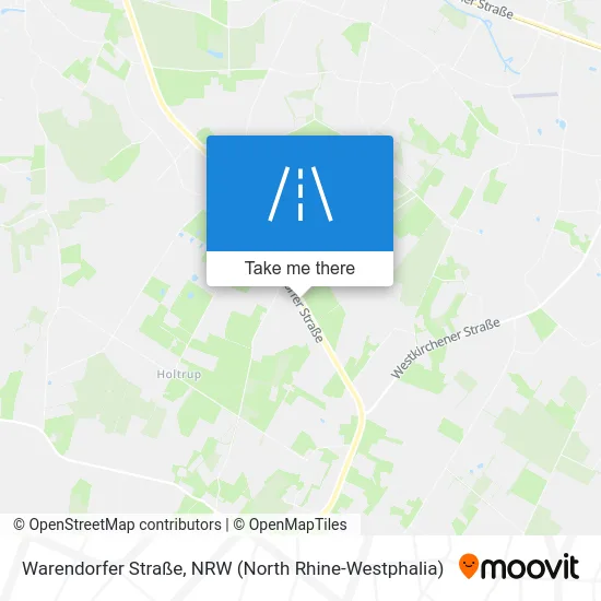 Карта Warendorfer Straße