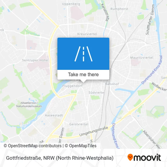 Карта Gottfriedstraße