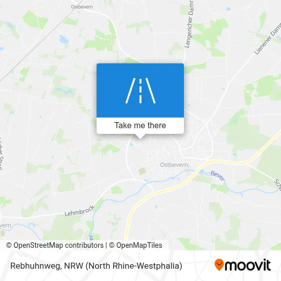 Rebhuhnweg map