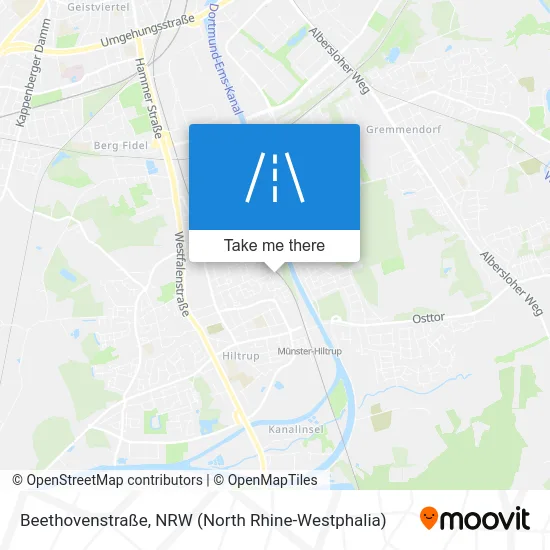 Карта Beethovenstraße