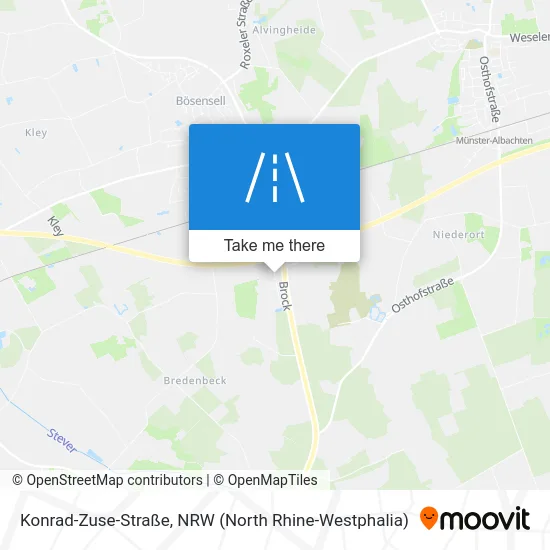 Карта Konrad-Zuse-Straße