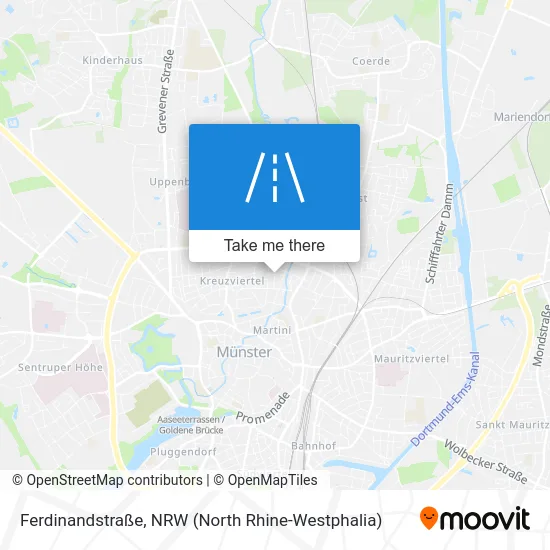 Карта Ferdinandstraße