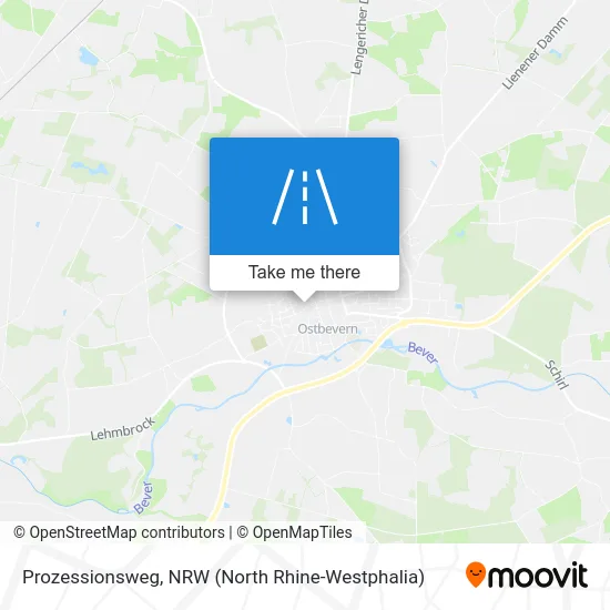 Карта Prozessionsweg