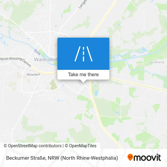 Карта Beckumer Straße