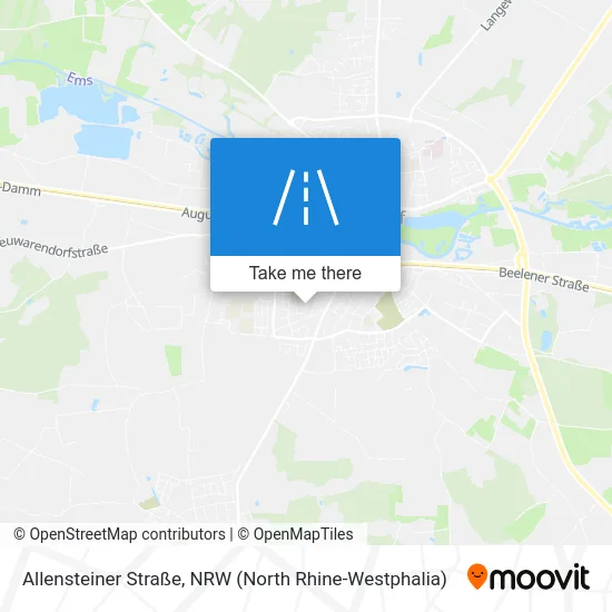 Карта Allensteiner Straße