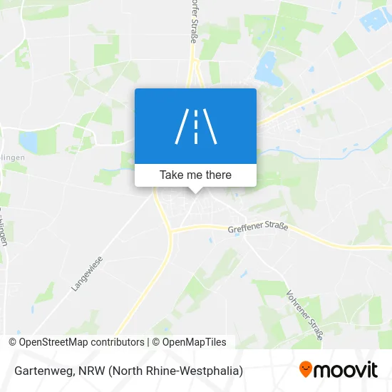 Карта Gartenweg