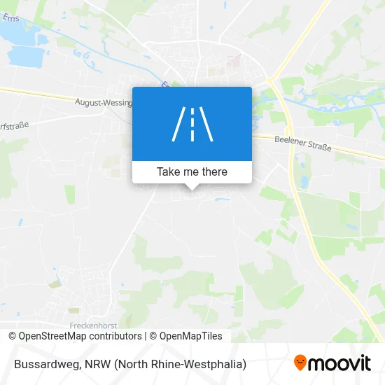 Bussardweg map