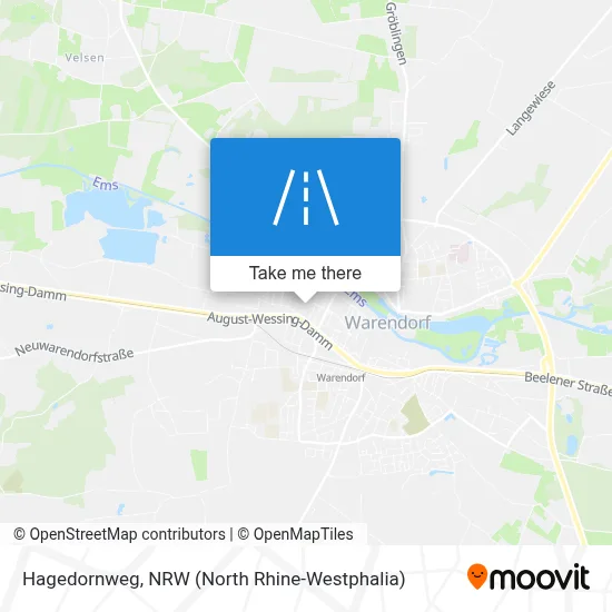 Hagedornweg map