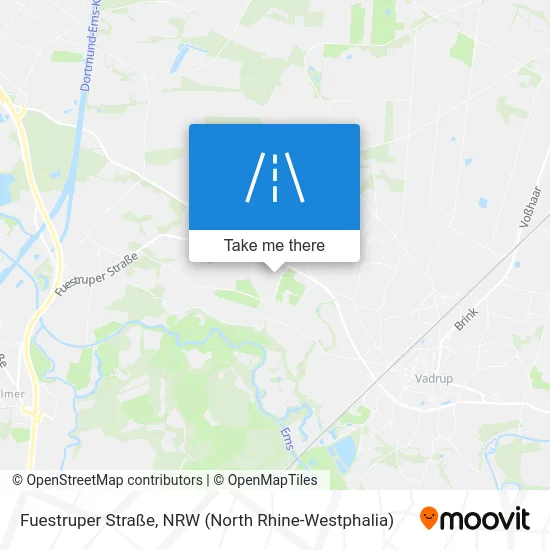 Карта Fuestruper Straße