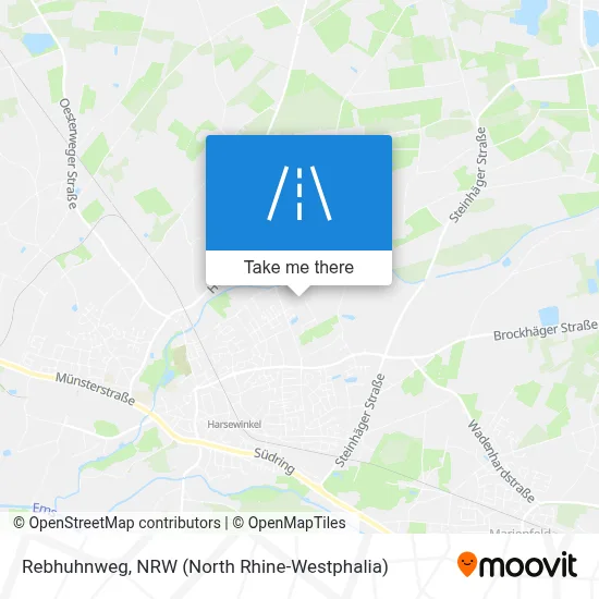 Rebhuhnweg map