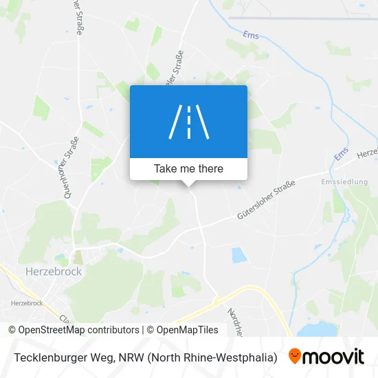 Tecklenburger Weg map