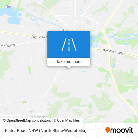 Elsterweg map