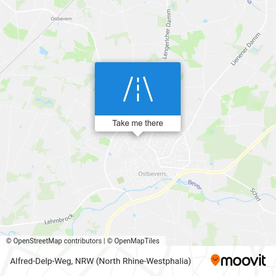 Alfred-Delp-Weg map