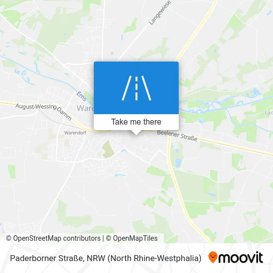 Карта Paderborner Straße