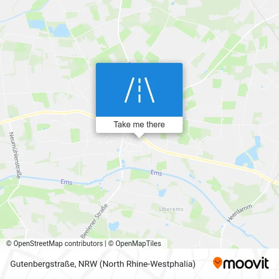 Карта Gutenbergstraße