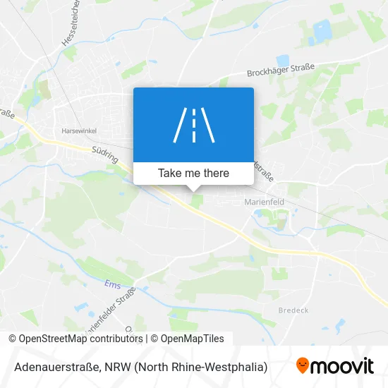 Карта Adenauerstraße