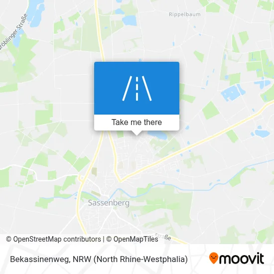 Bekassinenweg map