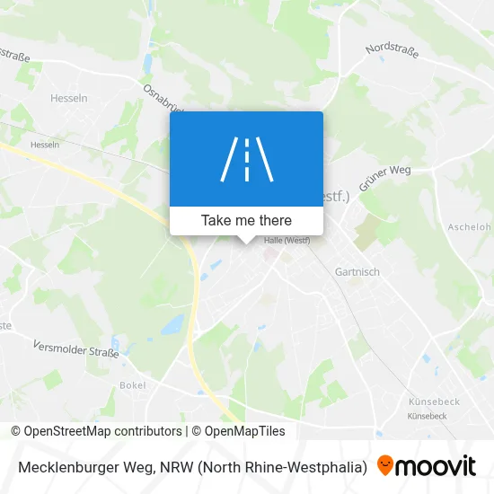 Mecklenburger Weg map