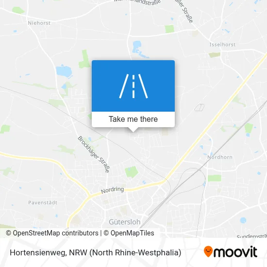 Hortensienweg map